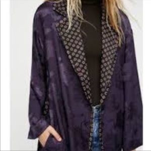 Free people silk sabine duster